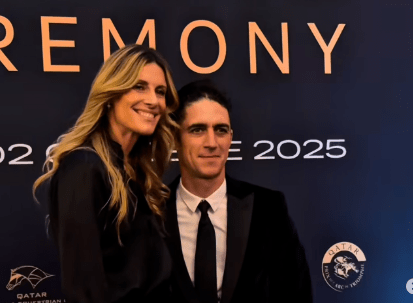 Sophie Thalmann et son mari Christophe Soumillon Sophie Thalmann et son mari Christophe Soumillon